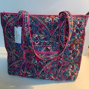 NWT Vera Bradley Iconic Tote Pink Kaleidoscope